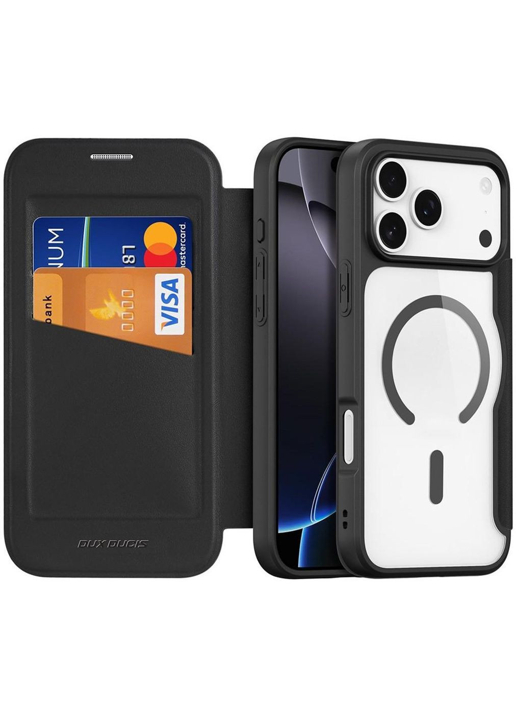 Чохол книжка з MagSafe на Apple iPhone 17 Pro (6.3") Dux Ducis (364314405)