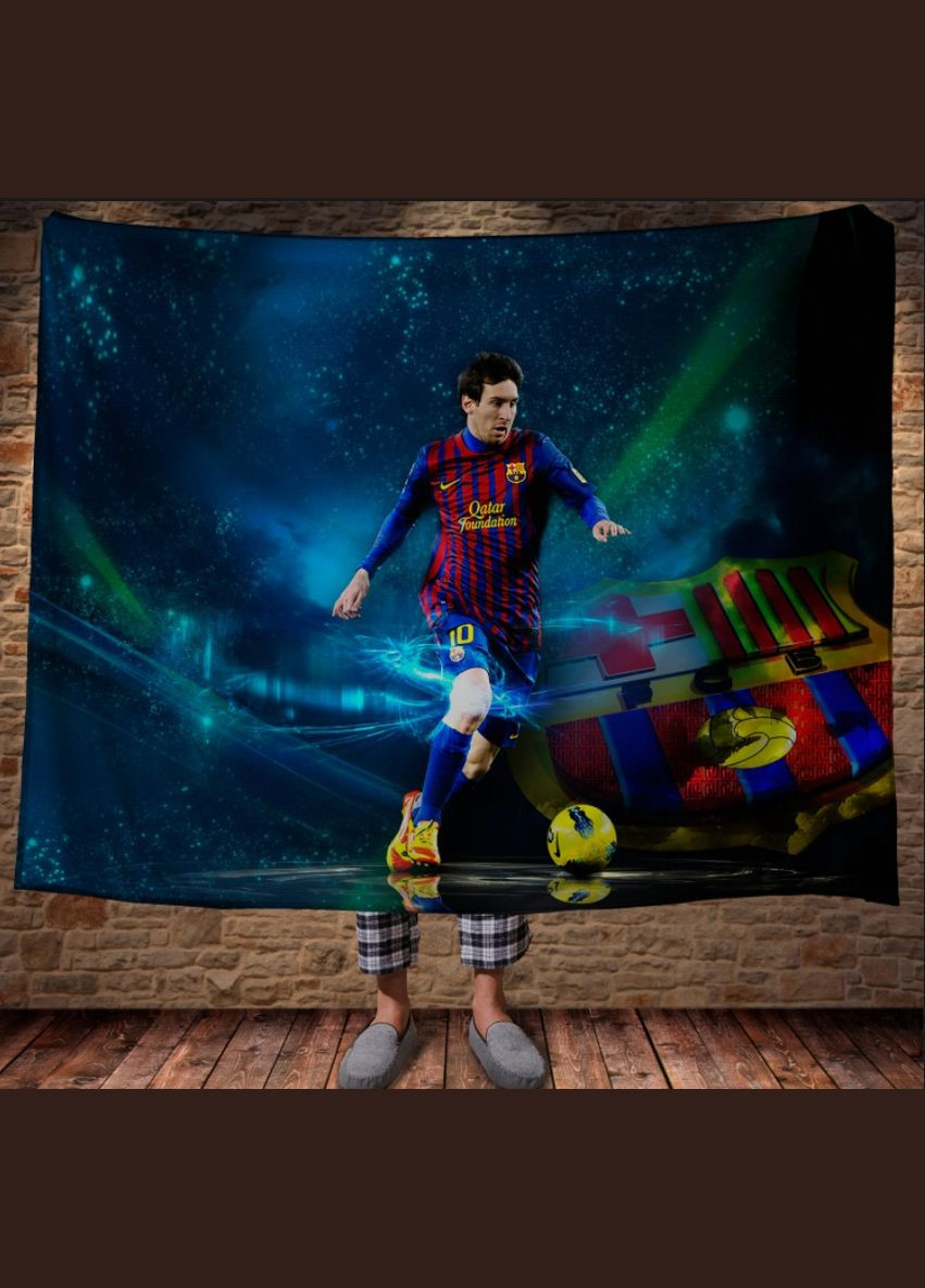 Плед с 3D-принтом - Месси Барселона Перша Креативна мануфактура PERFECTUS Плед (301868565)