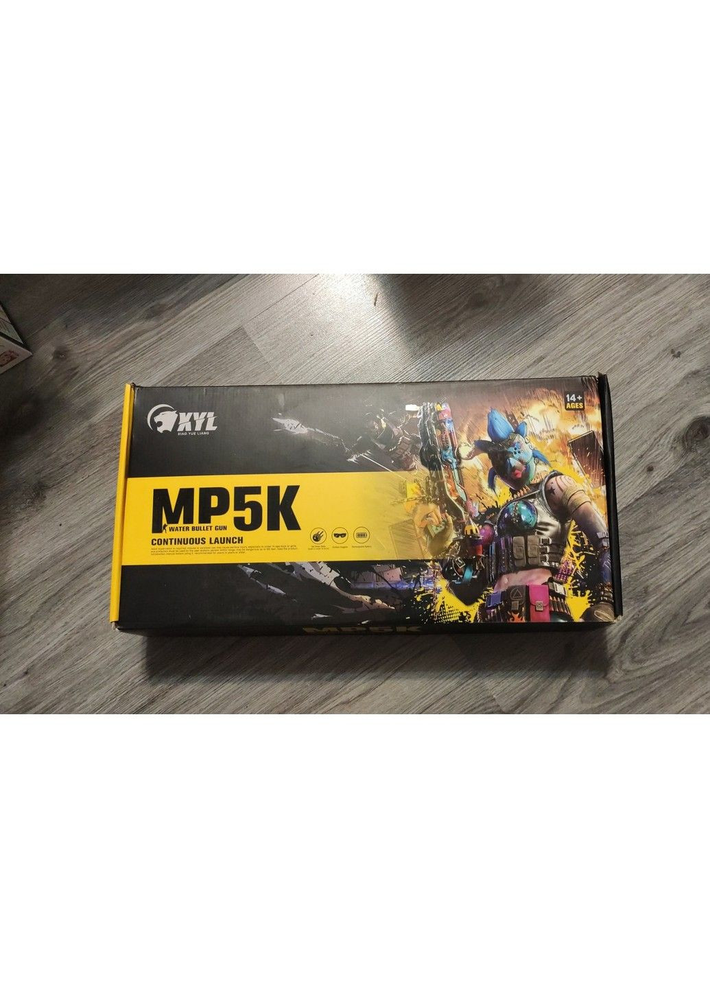 Іграшковий пластиковий автомат МР5К з акумулятором стріляє гідрогелевими орбізами та єва кулями No Brand (334002921)