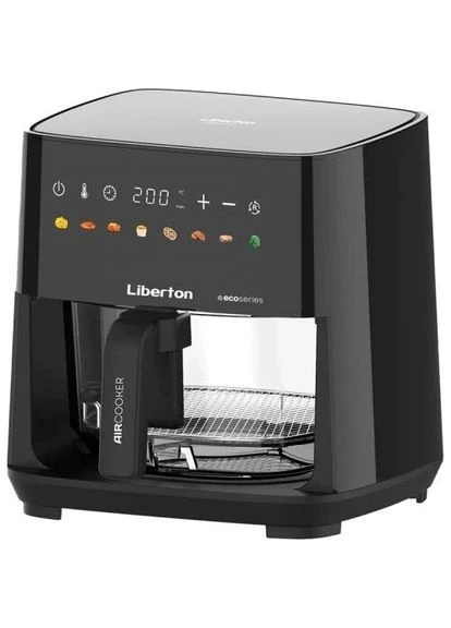 Мультипечь LAF-3215, Black, 1500W, 4,5 л, 9 программ, управление сенсорное, таймер, антипригарное покрытие чаши, 80-200 ˚C, защита Liberton (395346287)