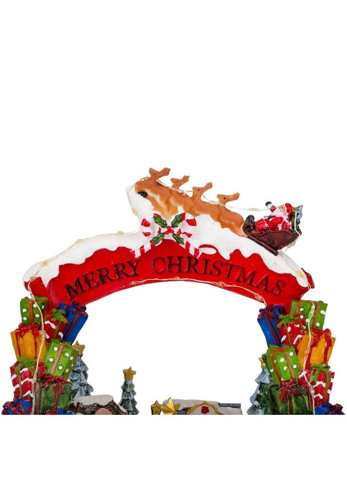 Карусель новорічна Місто подарунків 31 см ELISEY (366215055)