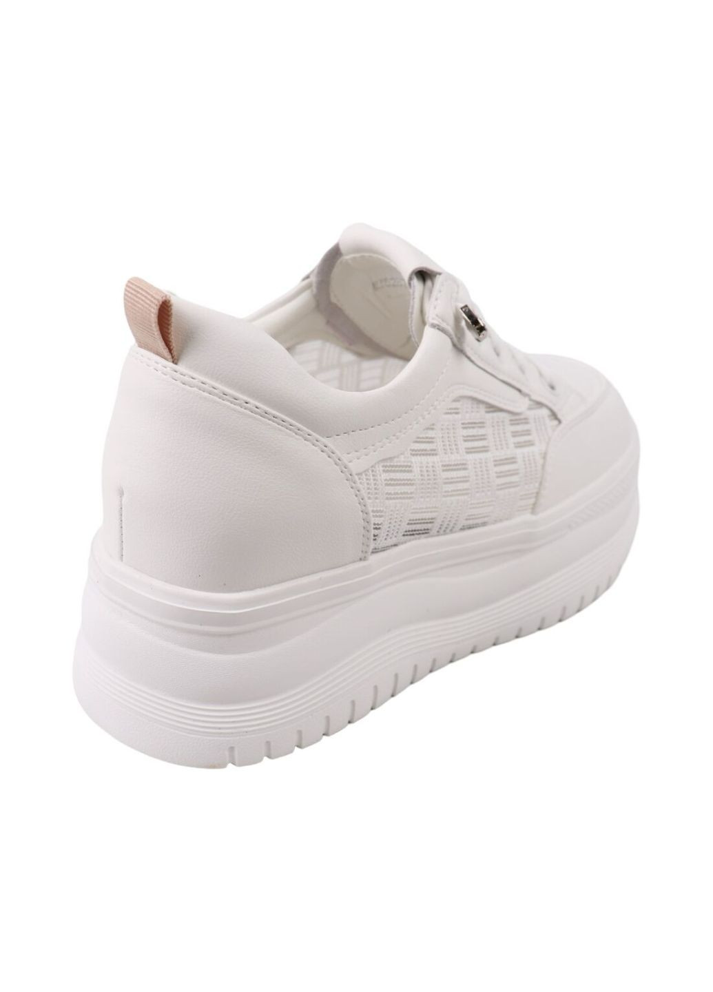 Білі кеди жіночі білі натуральна шкіра FARINNI 792-25LTS