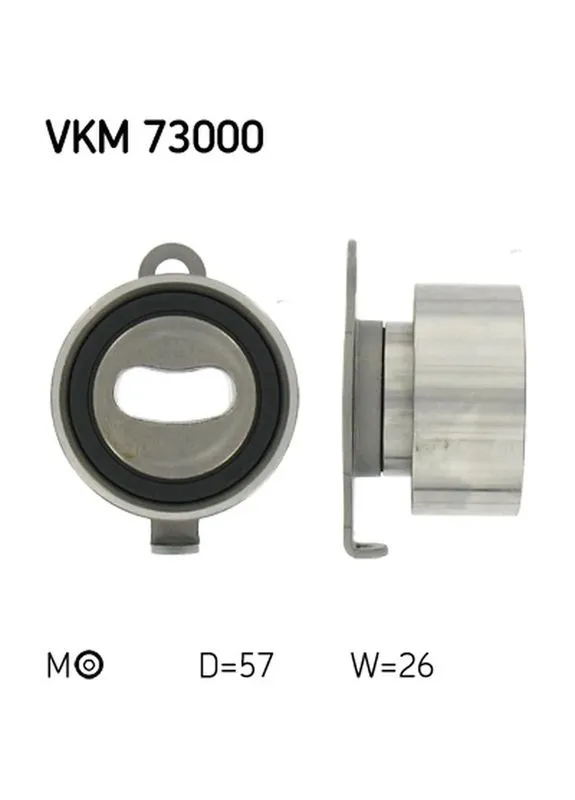 Ролик натягувача ременя VKM 73000 SKF (399329644)
