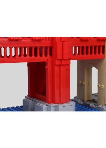 Дитячий конструктор Архітектура Міст Золота Брама, США 1977 деталь (6210) Wange (365876341)