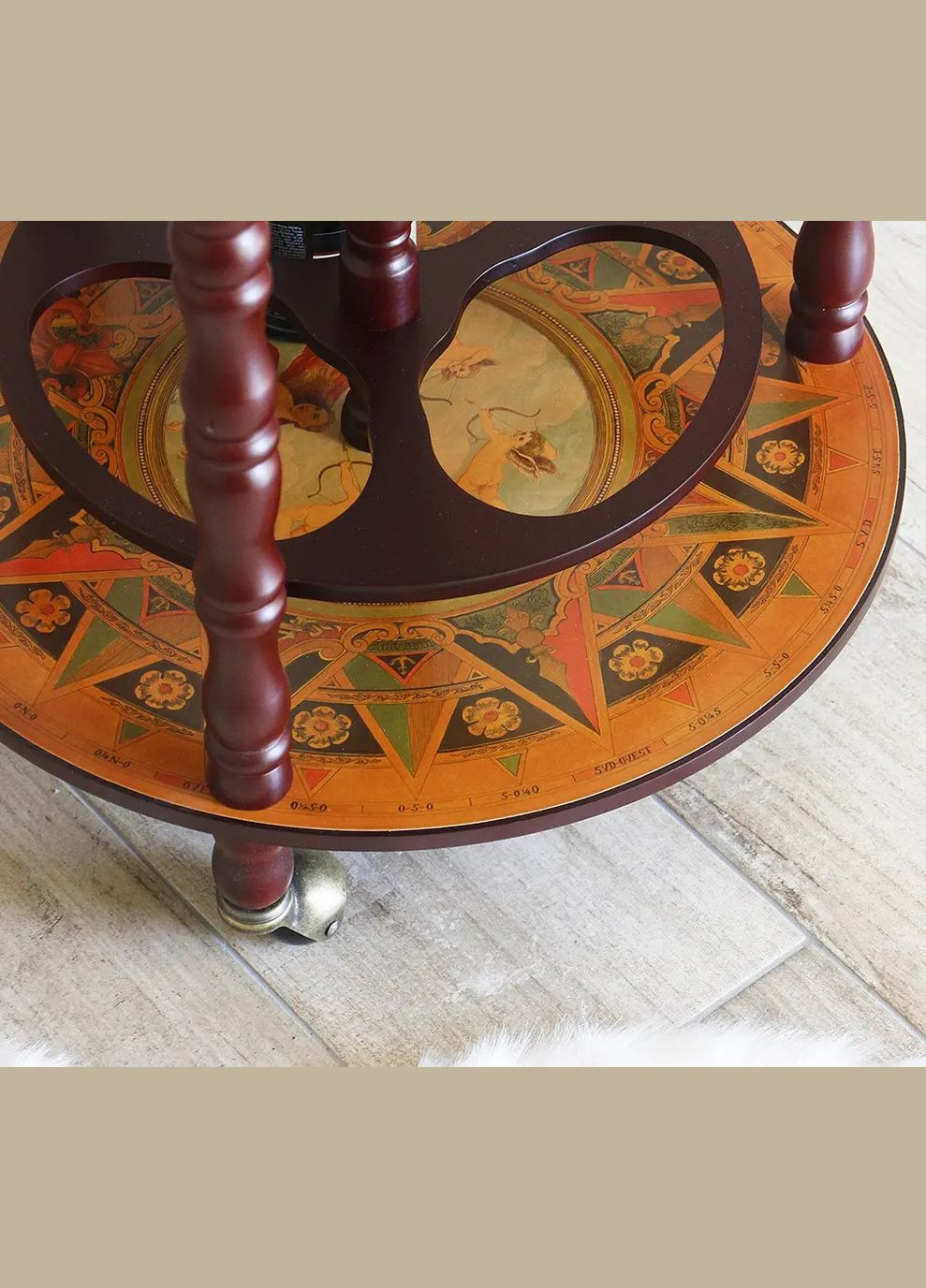 Глобус бар большой напольный в кабинет карта мира элитный подарок мужу на годовщину | Диаметр сферы 36 см Handmade 36001R (346085179)