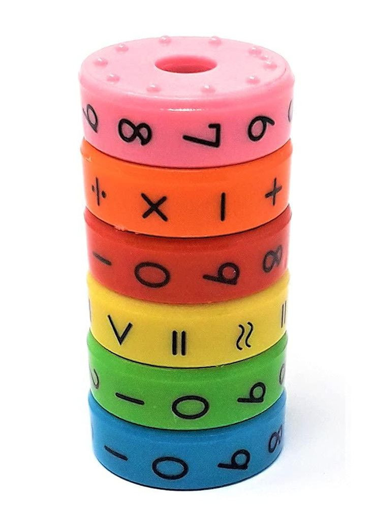 Подвижная головоломка для обучения математике Multicolor Bluelans (365721012)