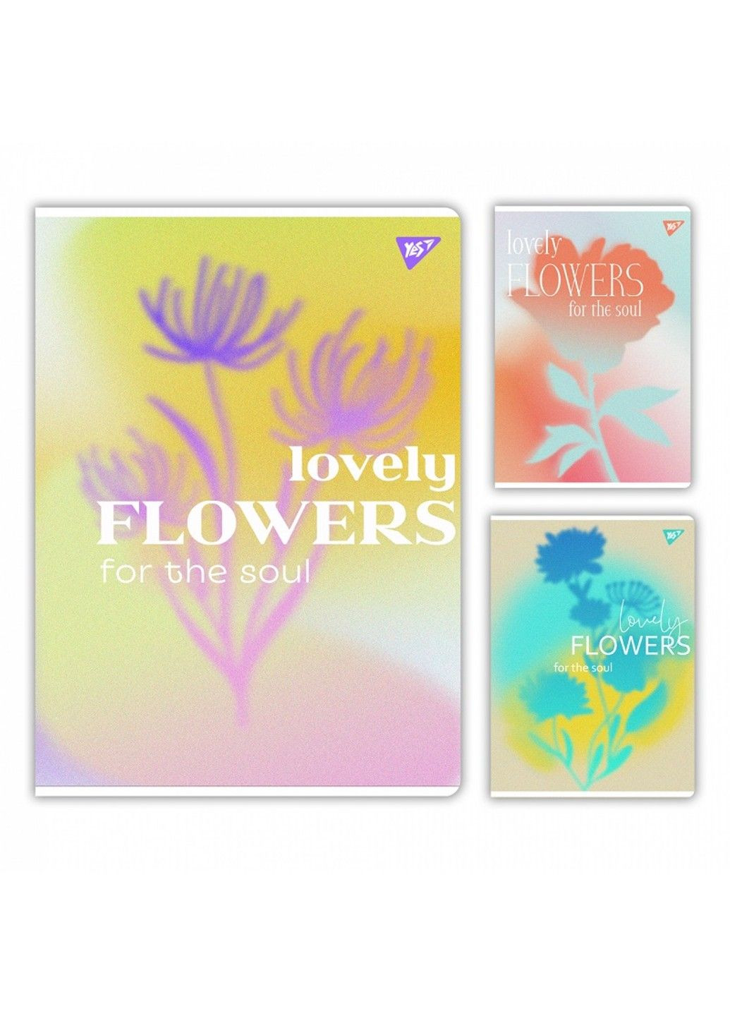Книга обліку А4 48аркушів скоба Lovely flowers гібрид, клітинка 682012 Yes (322578859)