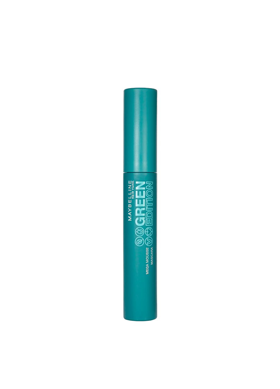 Тушь для ресниц New York Green Edition Mega Mousse Mascara объемная удлинительная Maybelline (301906147)
