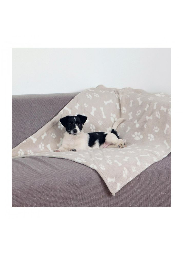 Плед для собак Kenny з лапками/кісточками плюш 100х150 см Trixie (362703316)