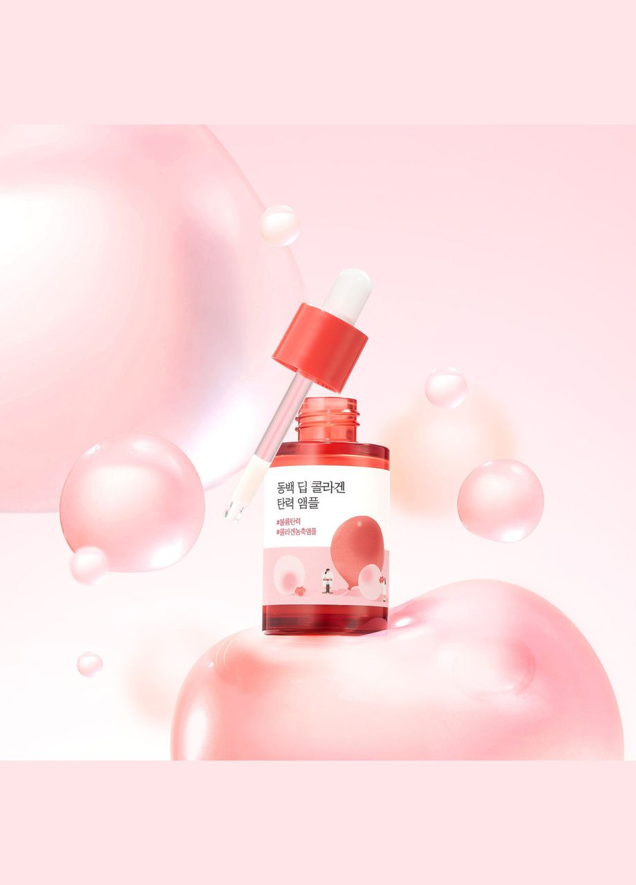 Концентрированная сыворотка с коллагеном Camellia Deep Collagen Firming Ampoule, 30 ml Round Lab (325690065)