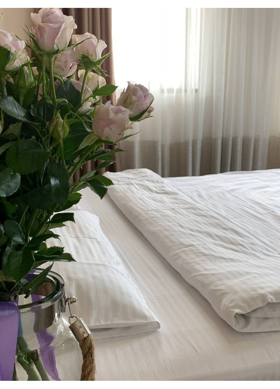 Комплект постільної білизни півтораспальний No Brand страйп (370864783)