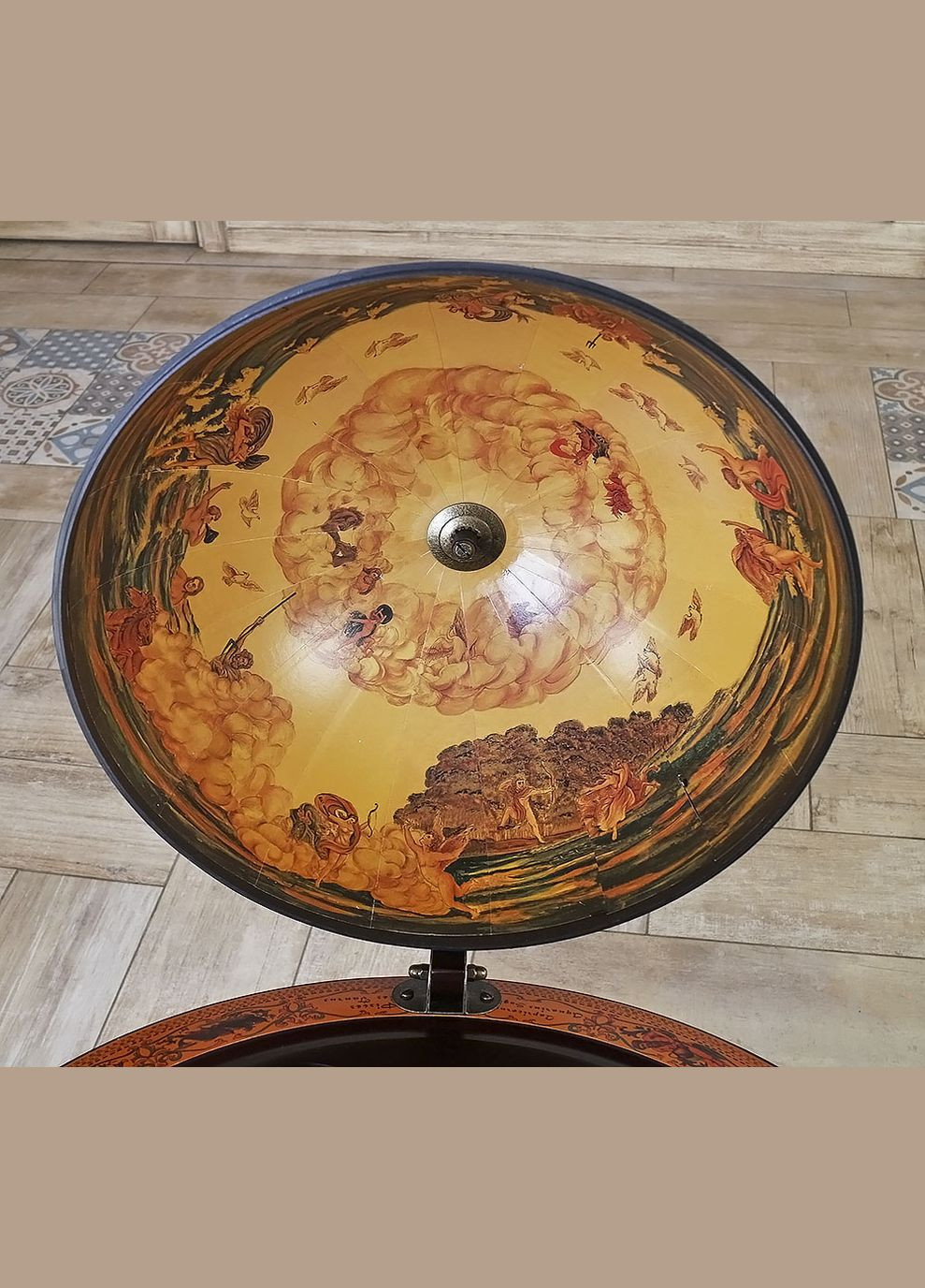 Глобус бар на підлогу Стародавня карта коричневий сфера 42 см (42003R) Гранд Презент (279624869)