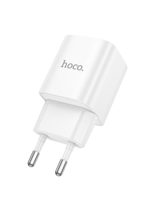 Зарядний пристрій із швидкою зарядкою PD20W C146A |1Type-C| Білий Hoco (337350693)