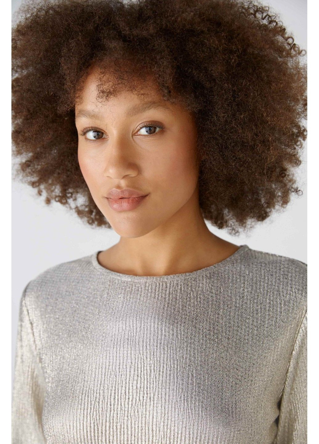 Жіночий лонгслів Срібний Oui - (322211176)