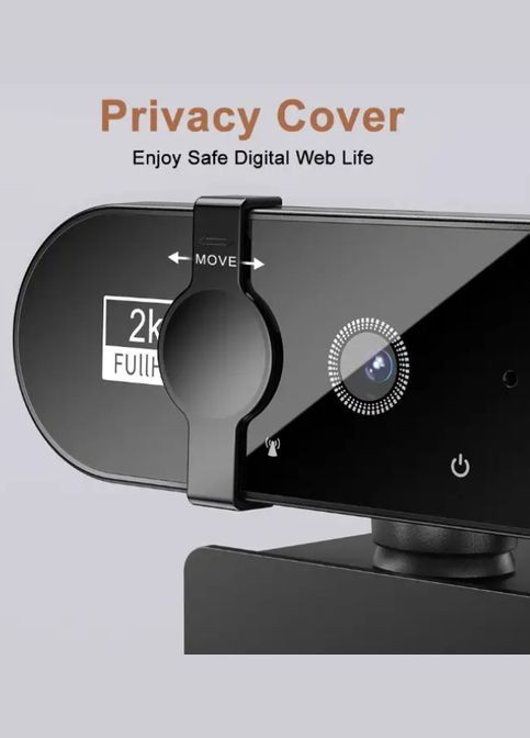 Веб камера з мікрофоном 2K FullHD No Brand (295550352)