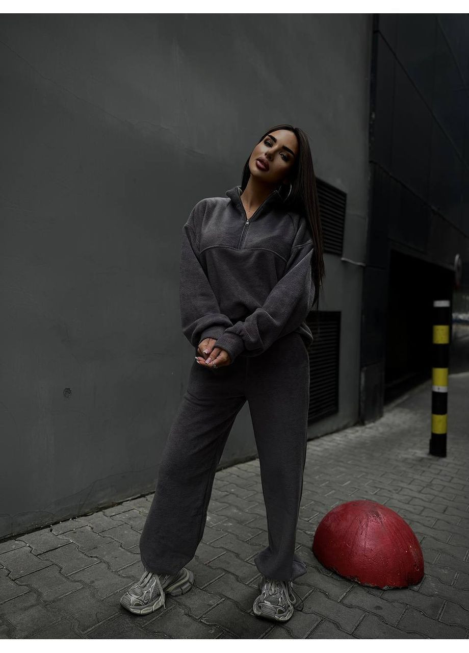 Костюм 775 двухсторонний флис Полар,теплый, брюки и кофта с затяжками. Україна (368544242)