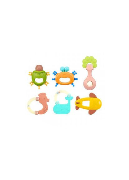 Набір дитячих брязкалець MY040 6 шт Bambi (304410011)