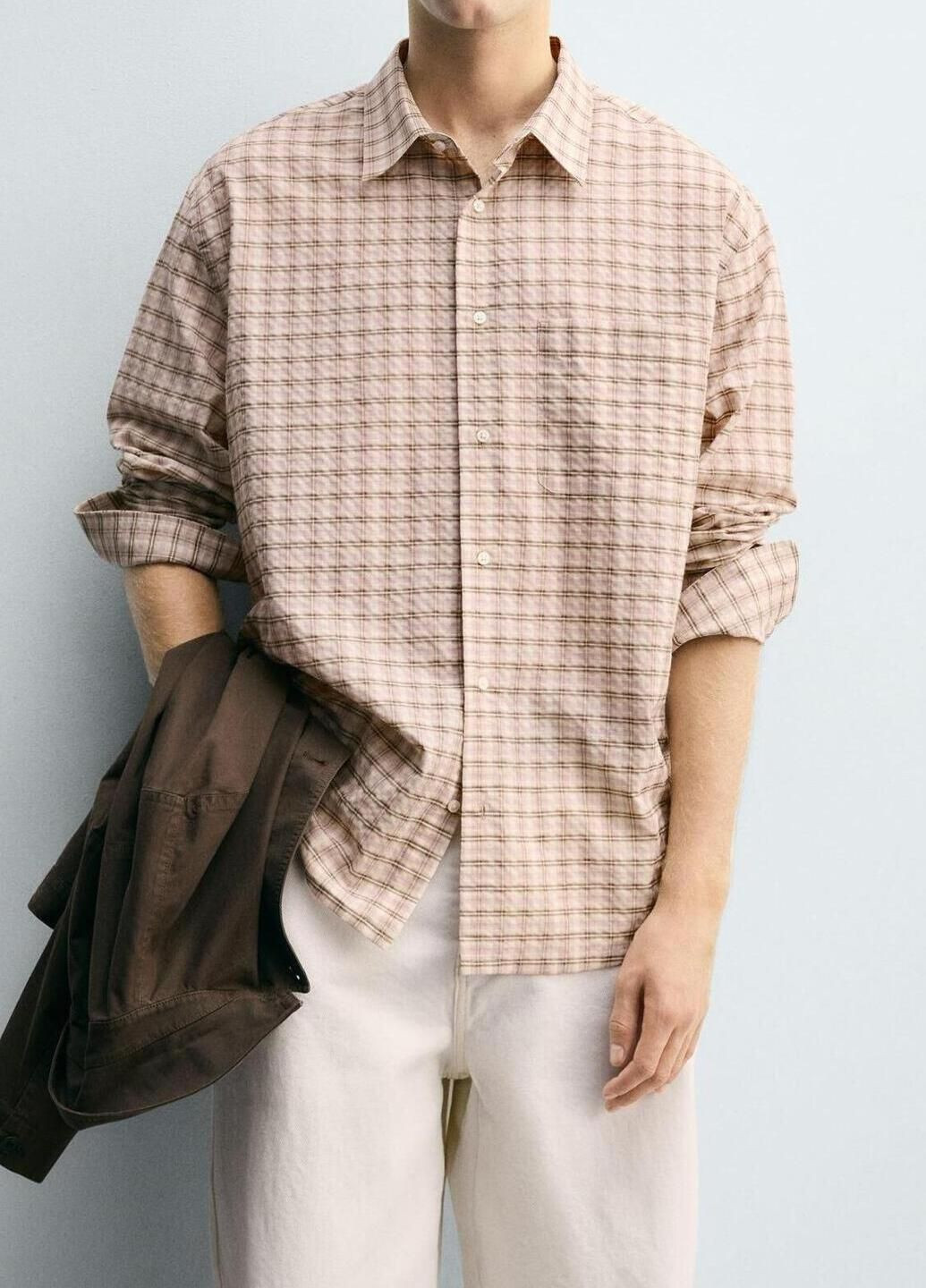 Цветная рубашка в клетку Zara