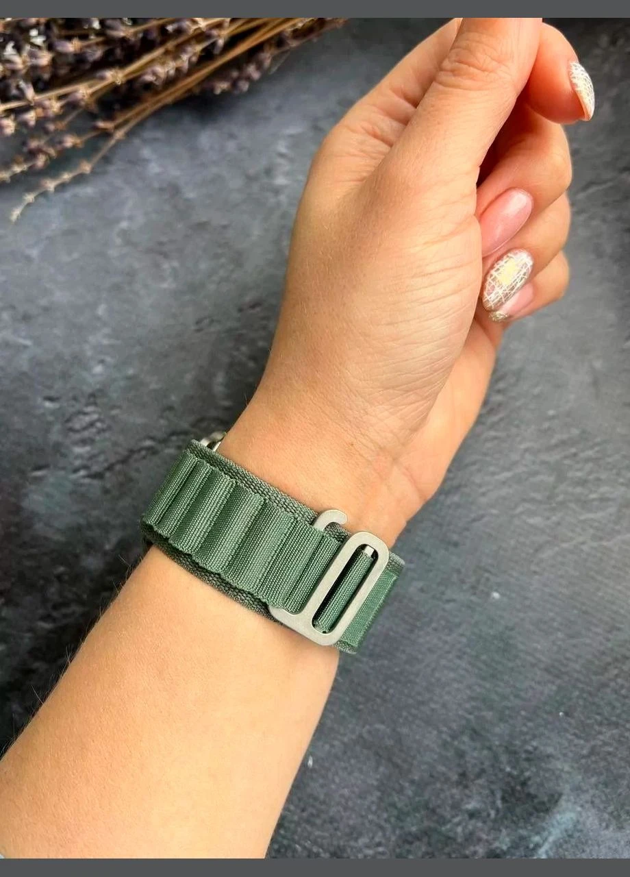 Универсальный ремешок для смарт-часов Alpine Loop Band 20mm Green [84259] DK (399456520)