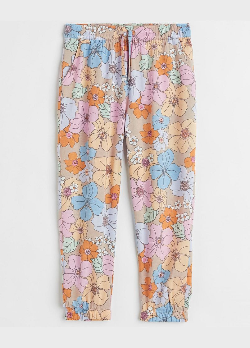 Бежевые повседневный летние джоггеры брюки H&M