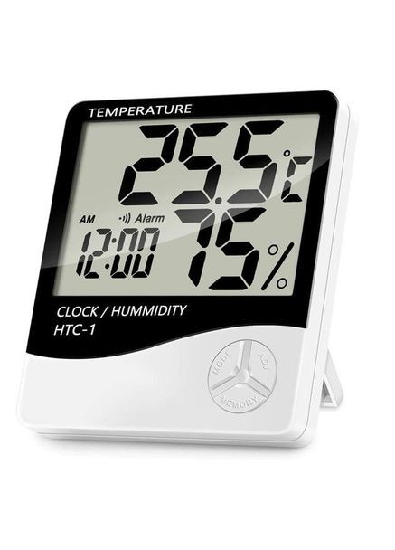 Термогігрометр цифровий HTC-1 вологомір, термометр для дому (HT050788) Xiamen (317297452)