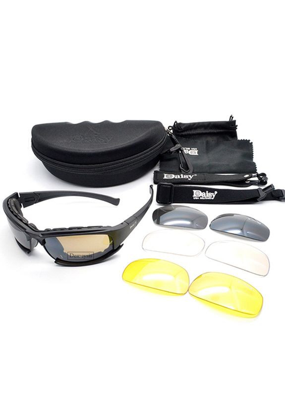 Очки тактические X7 защитные Поликарбонат UV400 Daisy (346059715)