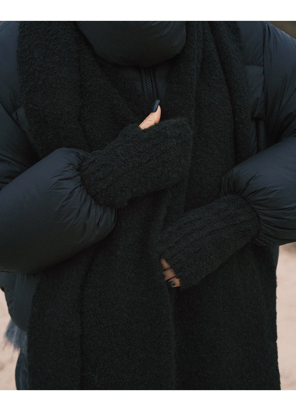 Теплий зимовий шарф «Обійми тепла» TATON (363052415)