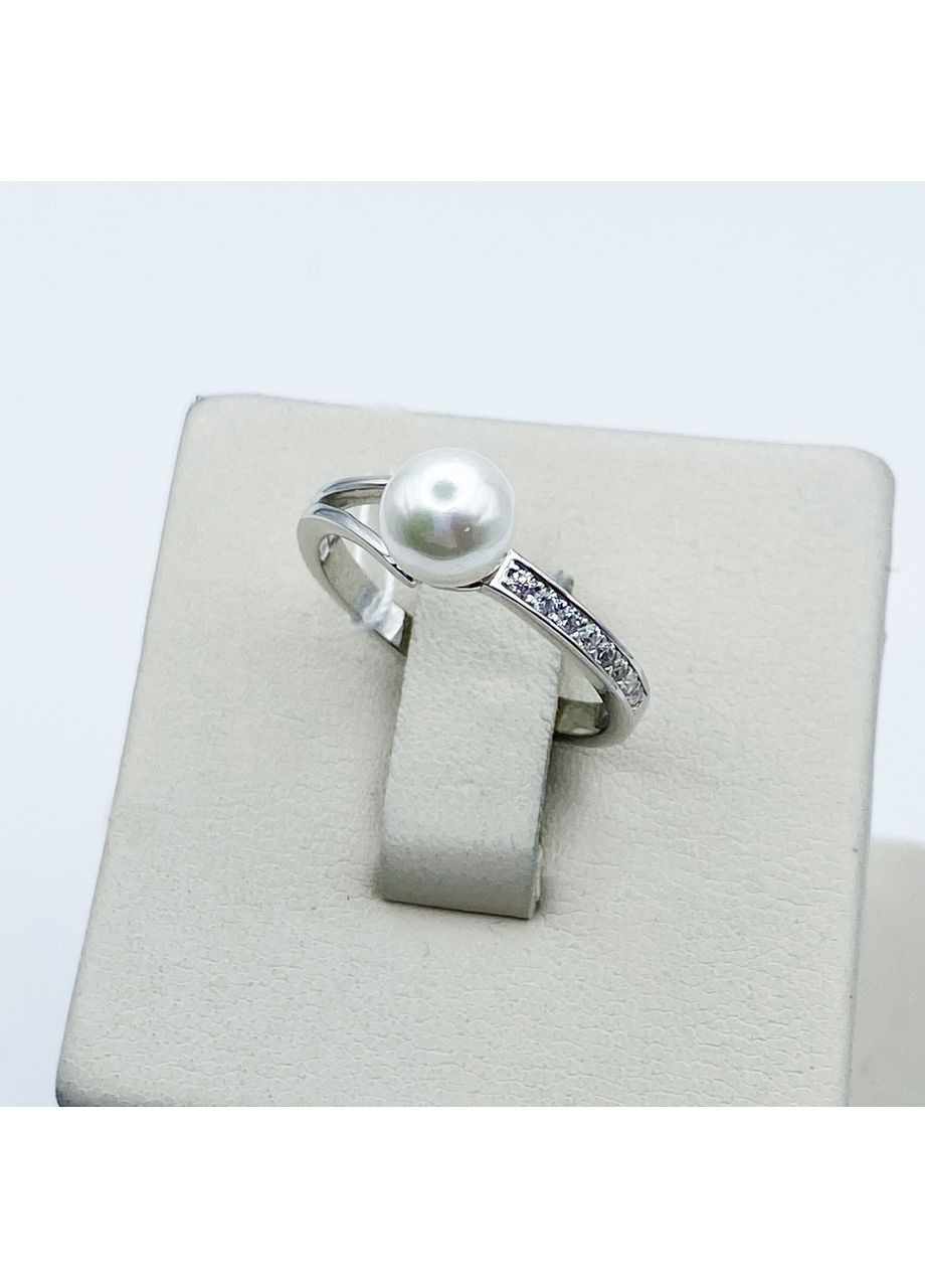 Кольцо серебряное с перламутром 17 1,96 г No Brand (370142303)