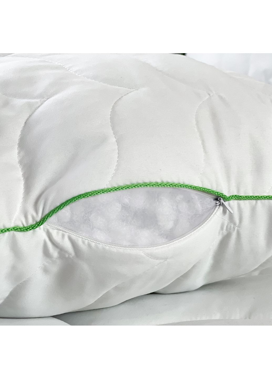 Подушка для сна 50х70 см Floral Aloe Vera / Флорал Алоэ Вера с экстрактом алоэ на молнии ArCloud (367982609)