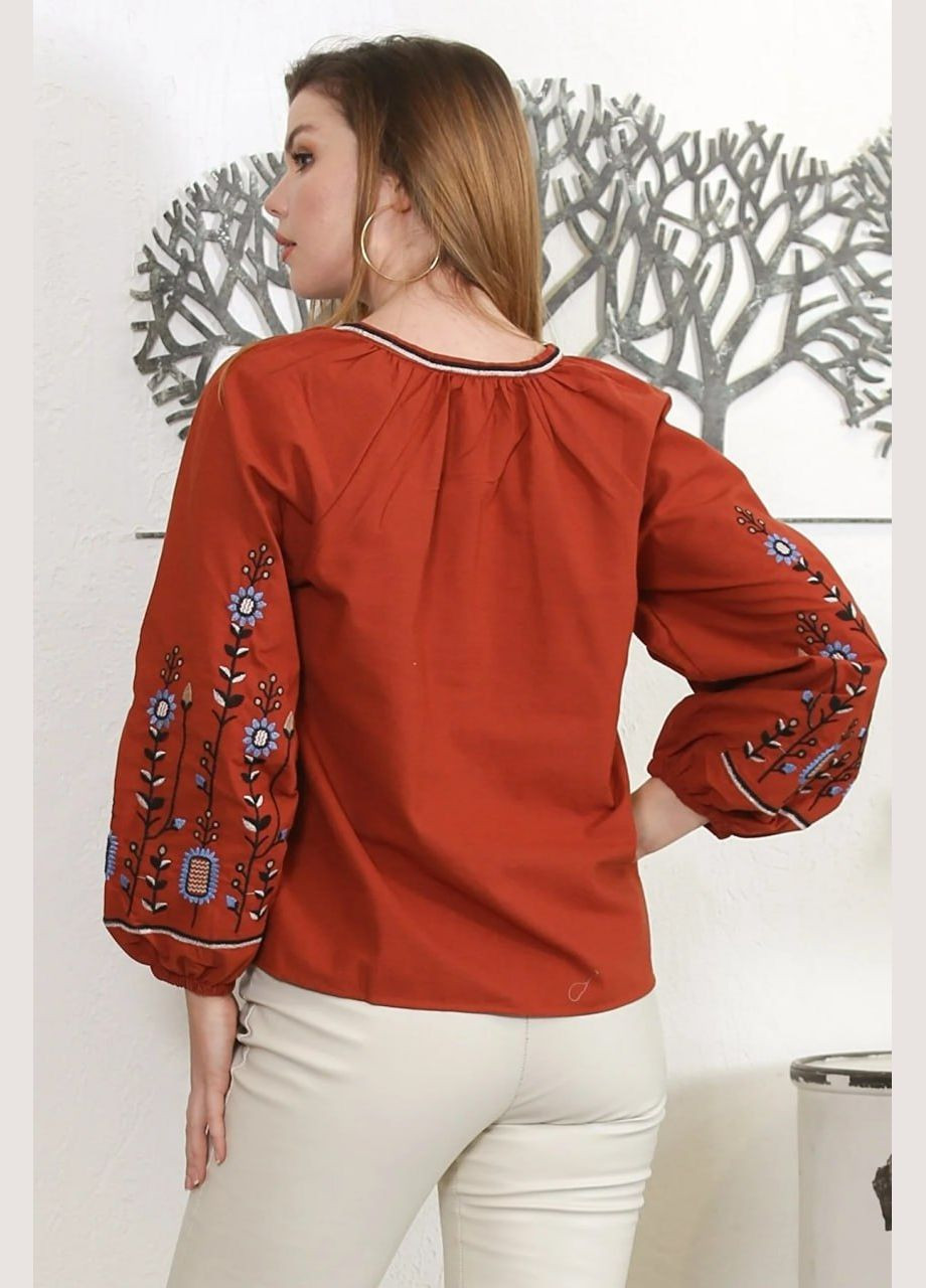 Терракотовая рубашка ESQ