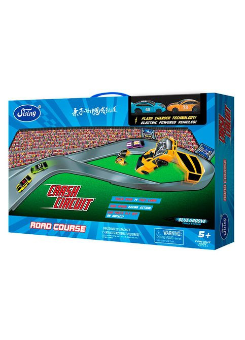 Трек з машинками 2шт, запуск, акумулятор, коробка (SS059) No Brand (330748560)