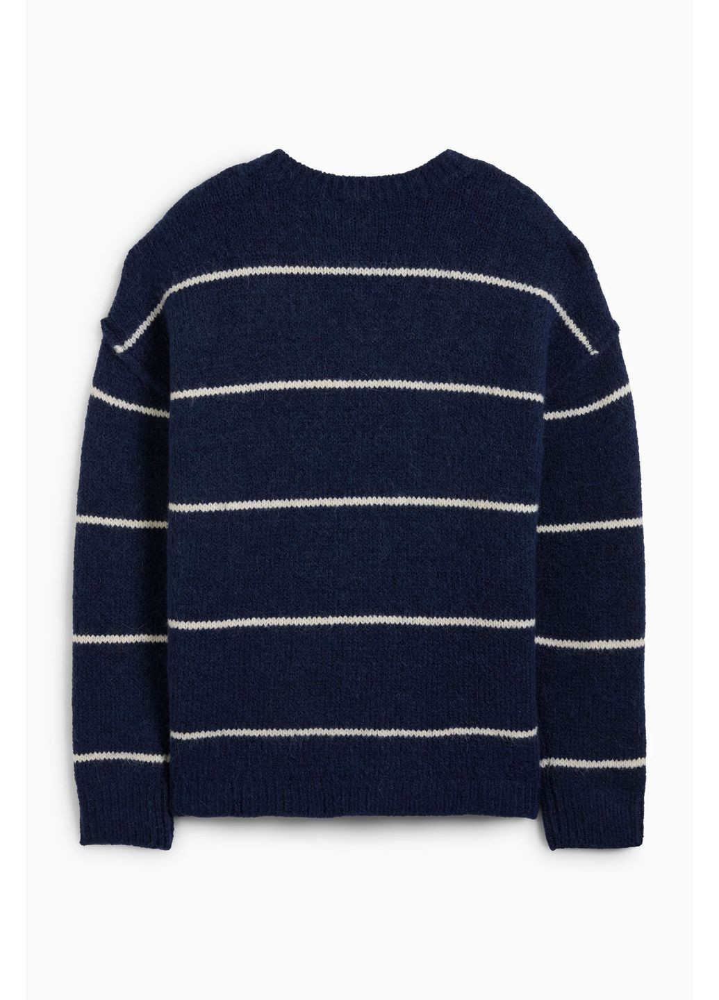 Темно-синій демісезонний светр з вовною та альпакою C&A