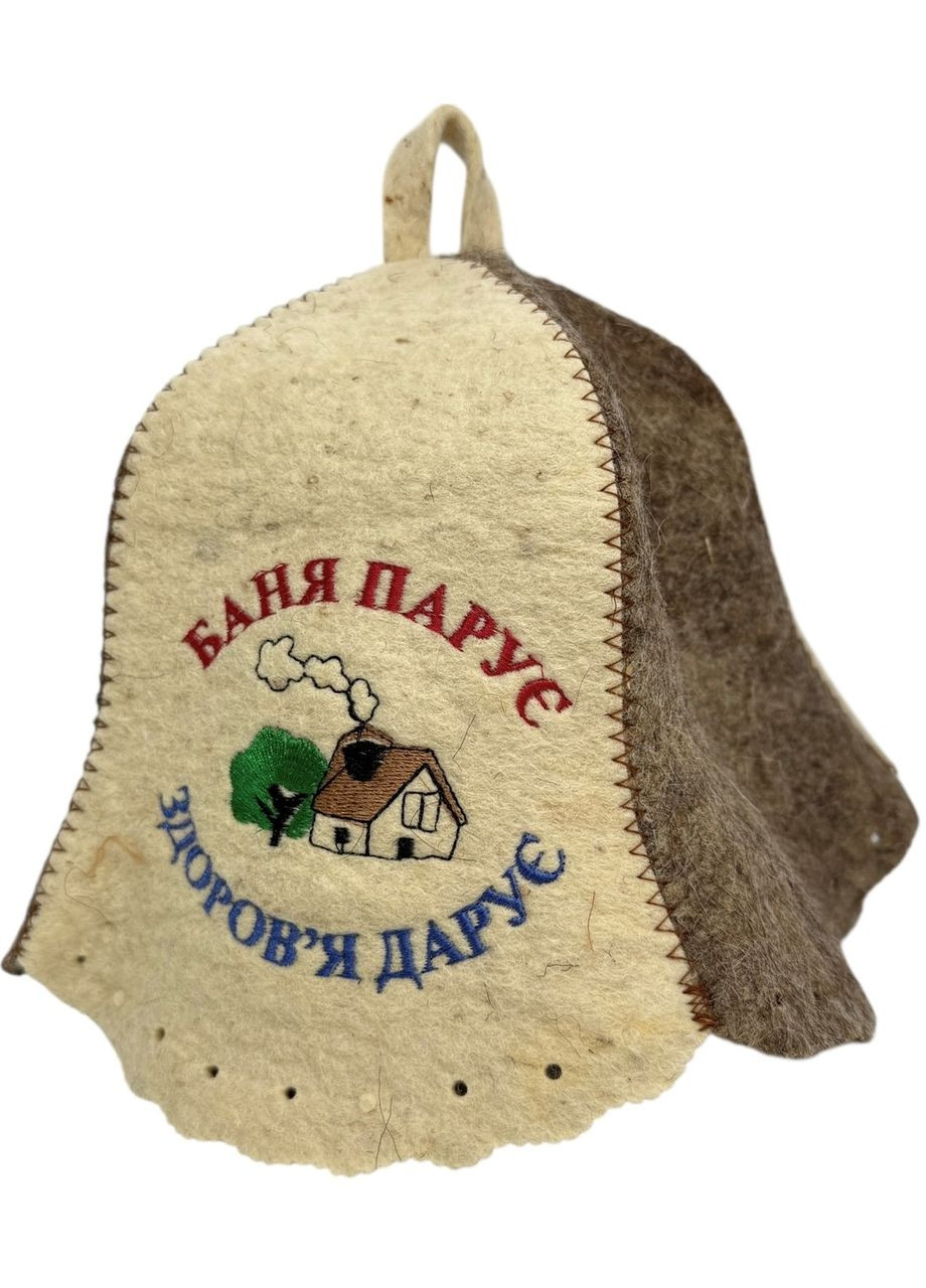 Шапки для бани и сауны из натуральной шерсти Баня парит No Brand (371276264)