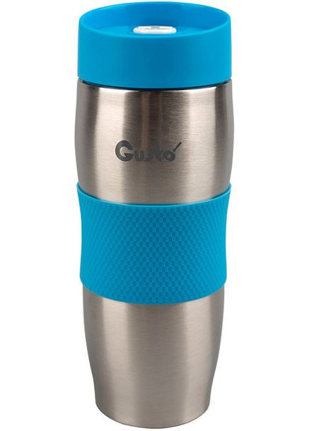 Термокружка 380мл Весенняя ливень голубая GT103 (88439) Gusto (316699645)