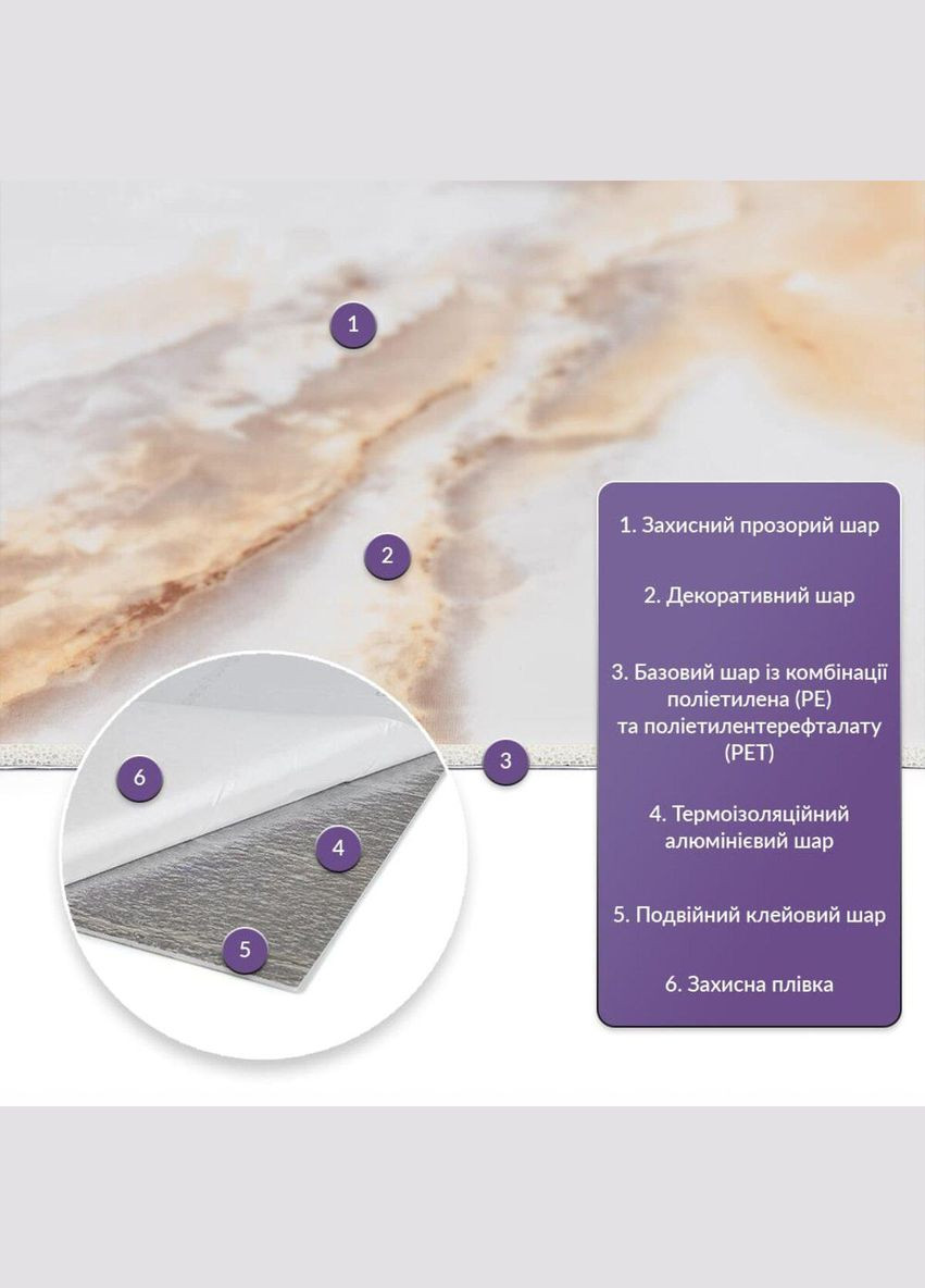 Самоклеящаяся стеновая PET плитка 600*300*2mm (D) SW-00002641 No Brand (339776313)