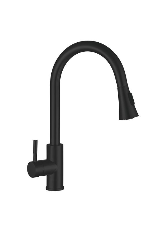 Кухонний змішувач з висувною лійкою SUS014-B BLACK (MI5862) Mixxus (315151606)