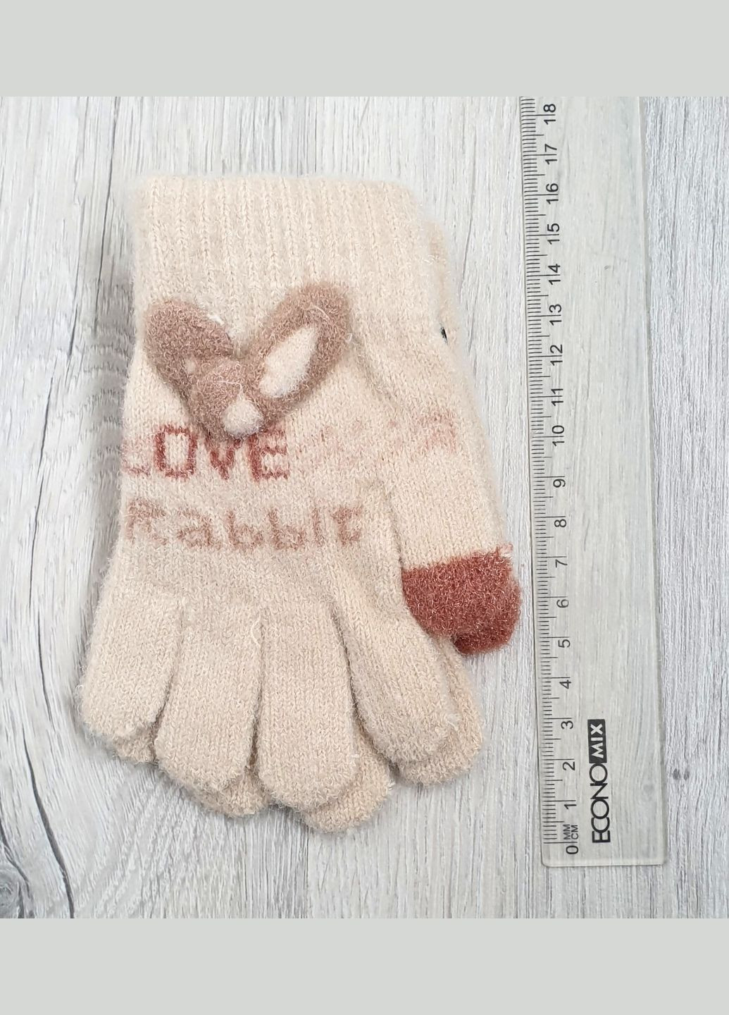 Одинарні рукавиці для дівчат, 4-6 років No Brand (306456961)