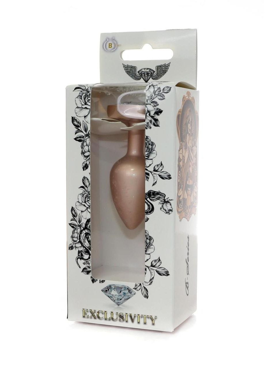 Анальная пробка - Jewellery Pearl Gold Heart Plug Clear S Drive No Brand (328908451)