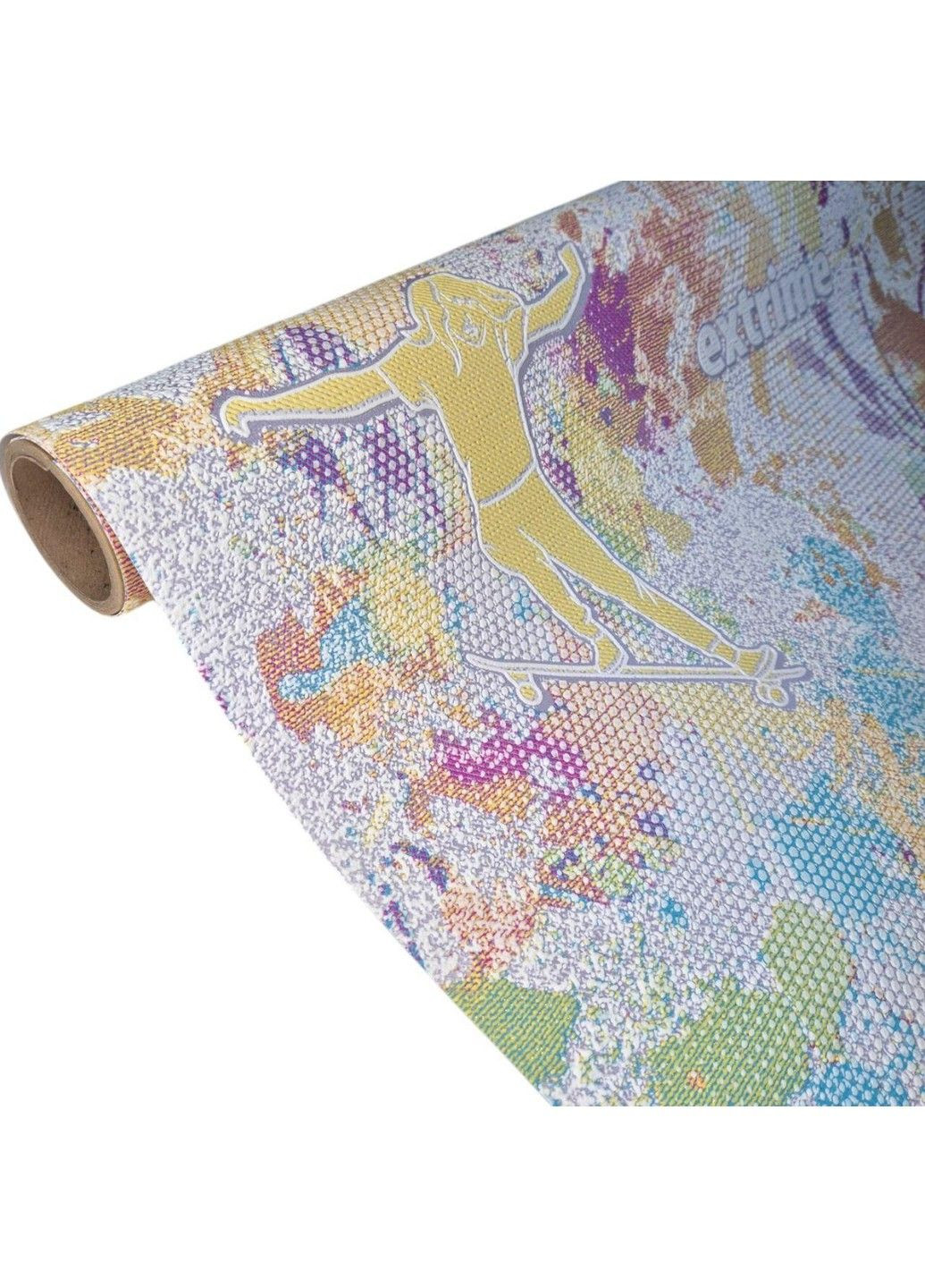 Шпалери вінілові флізелінові 10.05×1.06 м Слов’янські 3732-06, яскраві спортивні в дитячу кімнату, для підлітка, хлопчика Слов'янські шпалери (340275514)