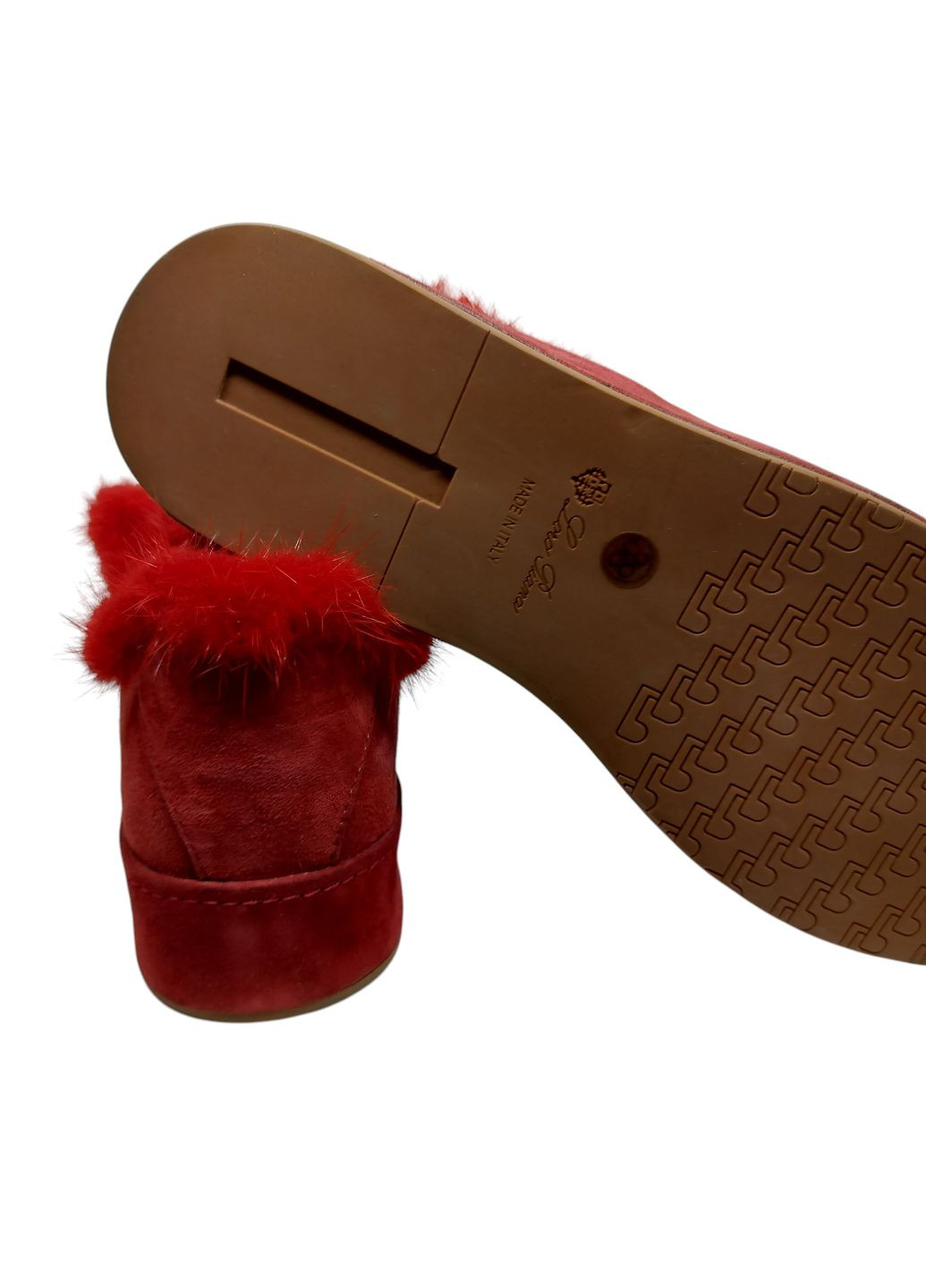 Короткі черевики жіночі зимові, . Натуральна замша loro piana (323152957)