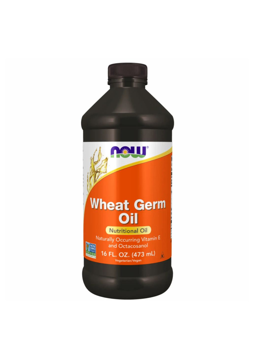 Wheat Germ Oil - 16 oz Liquid Олія зародків пшениці Now Foods (292314876)
