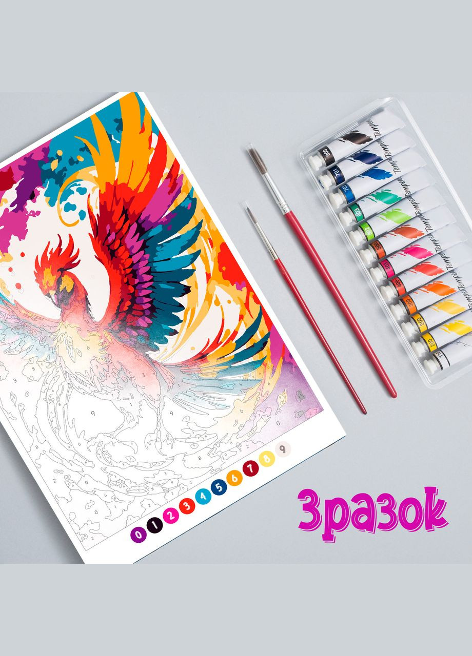 Розмальовка за номерами, цифрами для дорослих Гаррі Поттер Набір №4 для малювання олівцями, фарбами, маркерами, 8 шт, А4 No Brand (318092860)