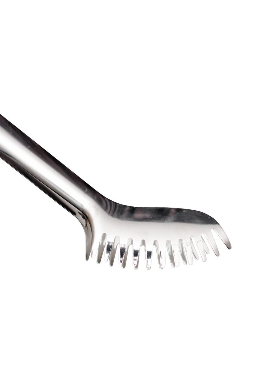 Щипцы кухонные металлические 23×4 (см) кулинарные щипцы для мяса, рыбы, гриля поварские щипцы Серебристый HP-8-65 Yiwu (370373347)