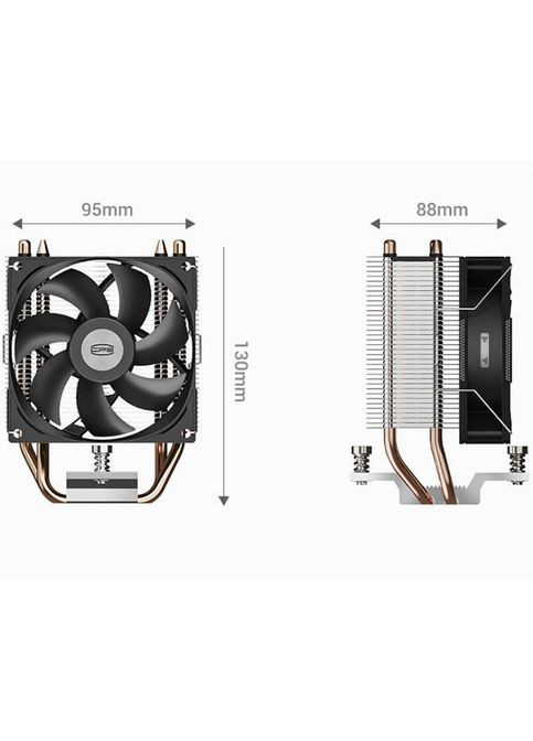 Кулер процесорний TDP 110 Вт R200 PCCooler (334831791)