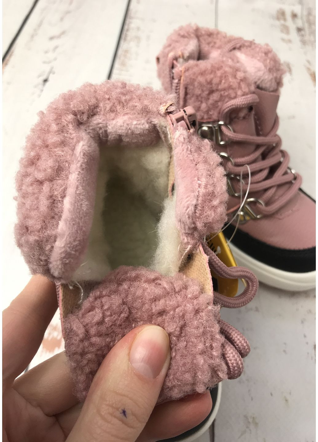 Черевики зимові дитячі на дівчинку Рожевий (1044) Clibee (354822833)