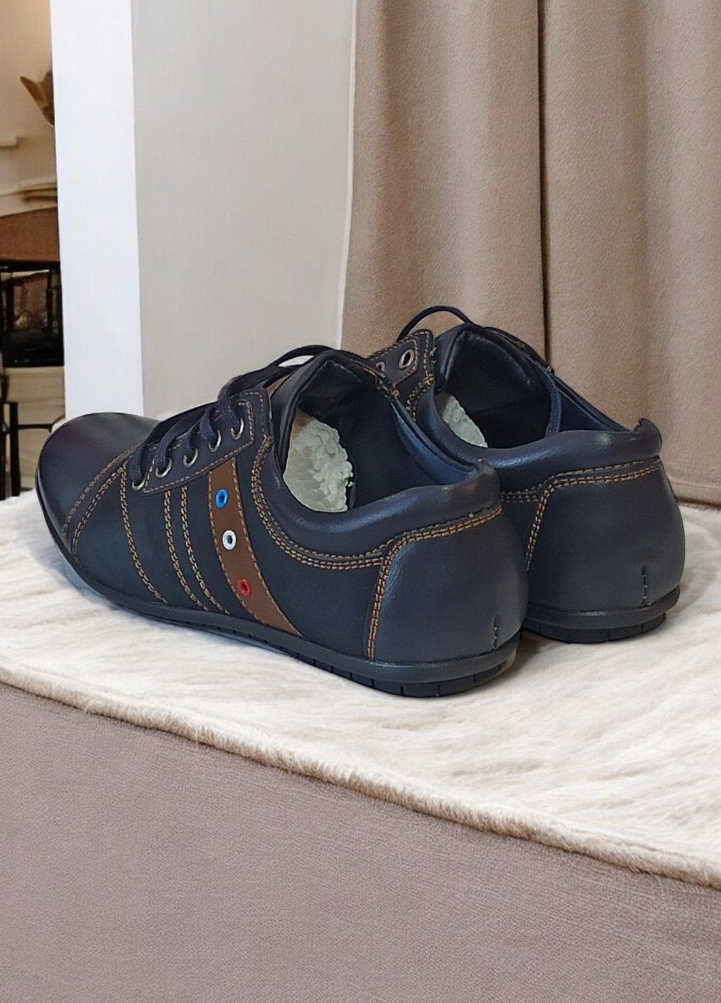 Туфлі для хлопчика до школи класичні строгі 6533 сині Paliament (299716769)