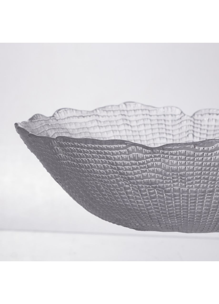 Салатница большая стеклянная прозрачная 2 литра круглая 64486-48 Yiwu (370801128)