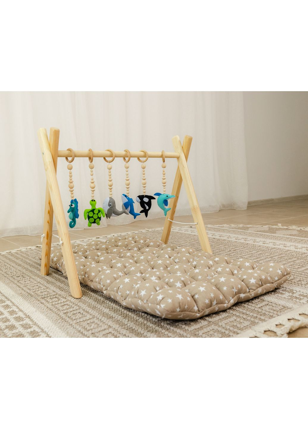 Мобіль дитячий підлоговий XRMASTER Підводний світ з матрациком Ловець снів No Brand (350313853)