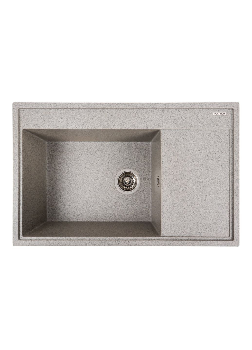 Гранитная мойка для кухни AZURIT 7950 серая Valeso (358059199)