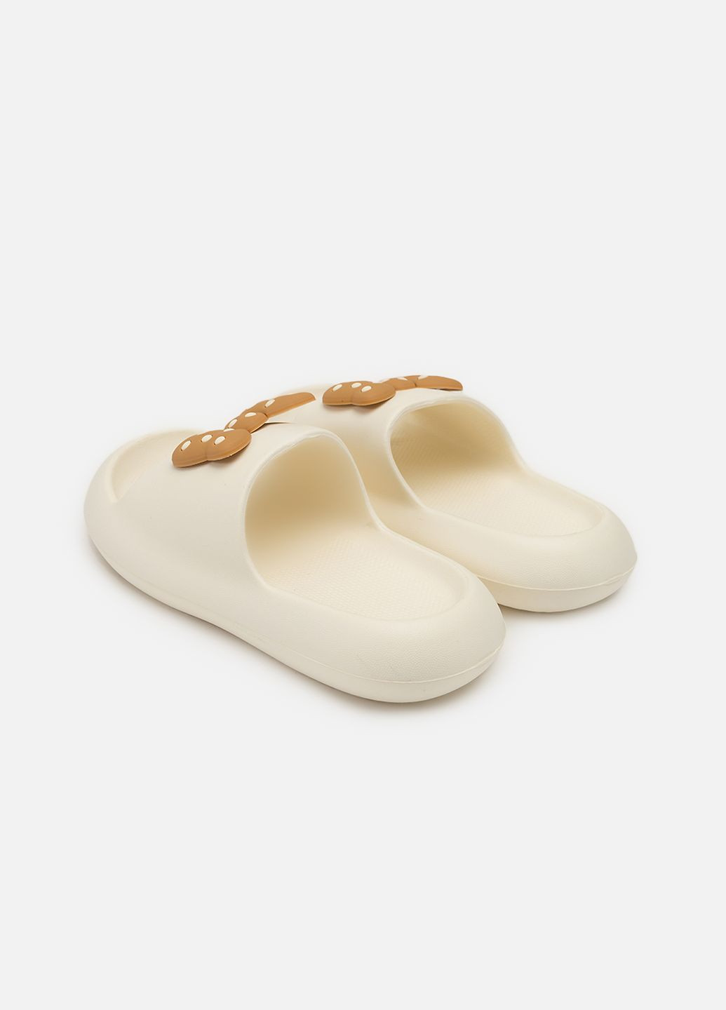 Молочные шлепанцы пляжные для девочки цвет молочный cb-00267974 Yuki